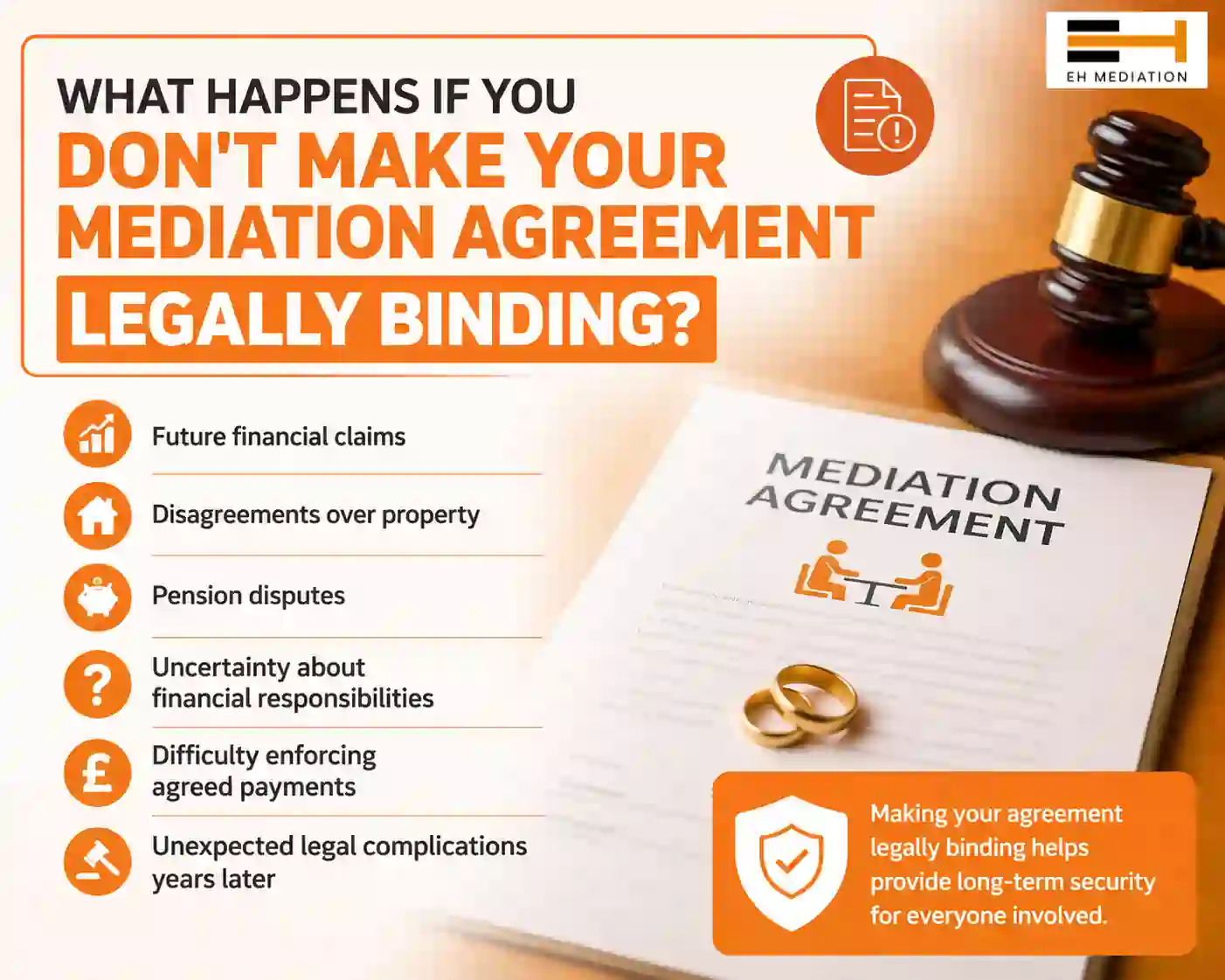 What Happens If You Don't Make Your Mediation Agreement Legally Binding Flitwick?